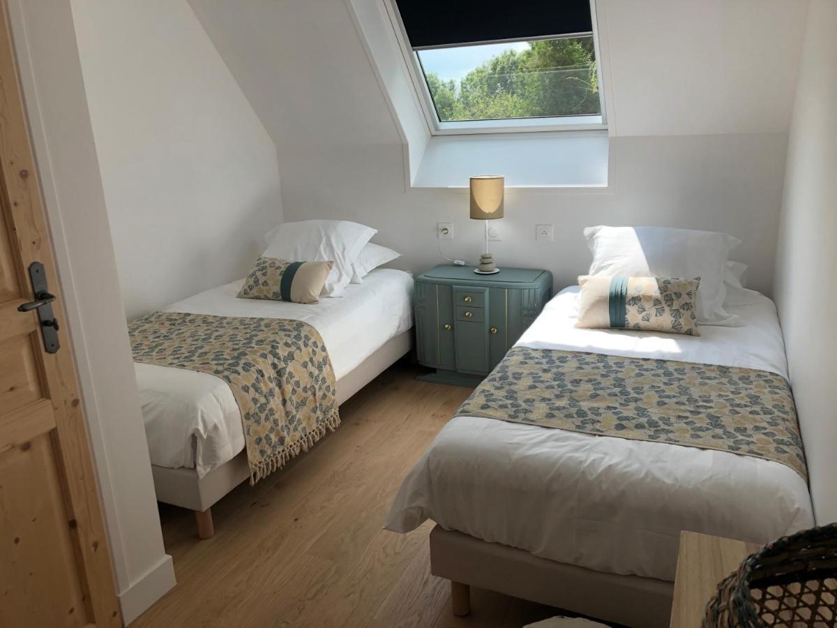Chambre D'Hotes Le Domaine De La Vallee Saint-Martin-de-Varreville Bagian luar foto